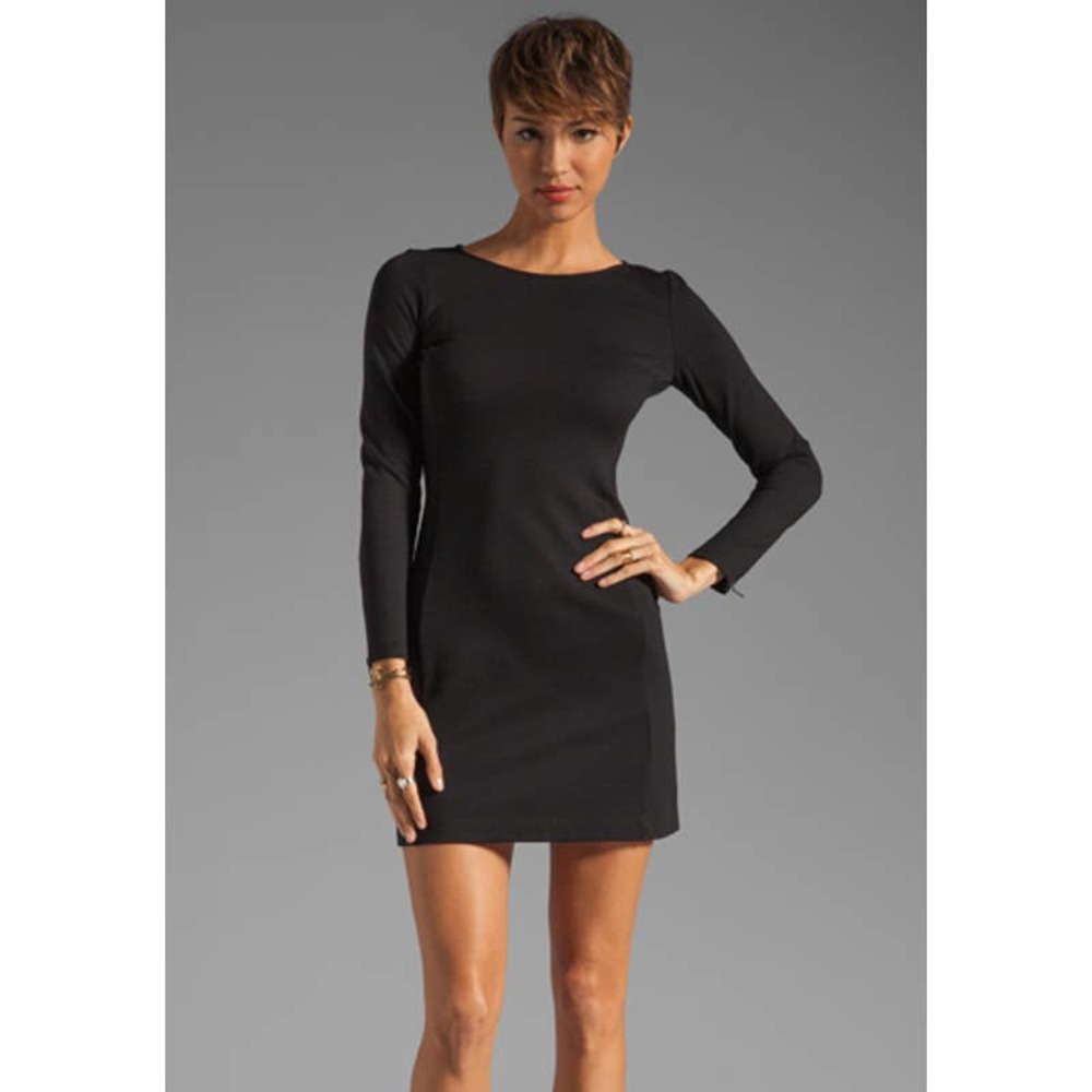 Theory NWT Kalion black mini dress small - Picture 7 of 7